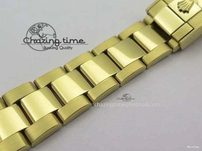 MiroTime 0216 SportInspired GMT-Master II 116718LN YG Bp-Maker Green Dial Ceramic Bezel On YG Bracelet A 3777